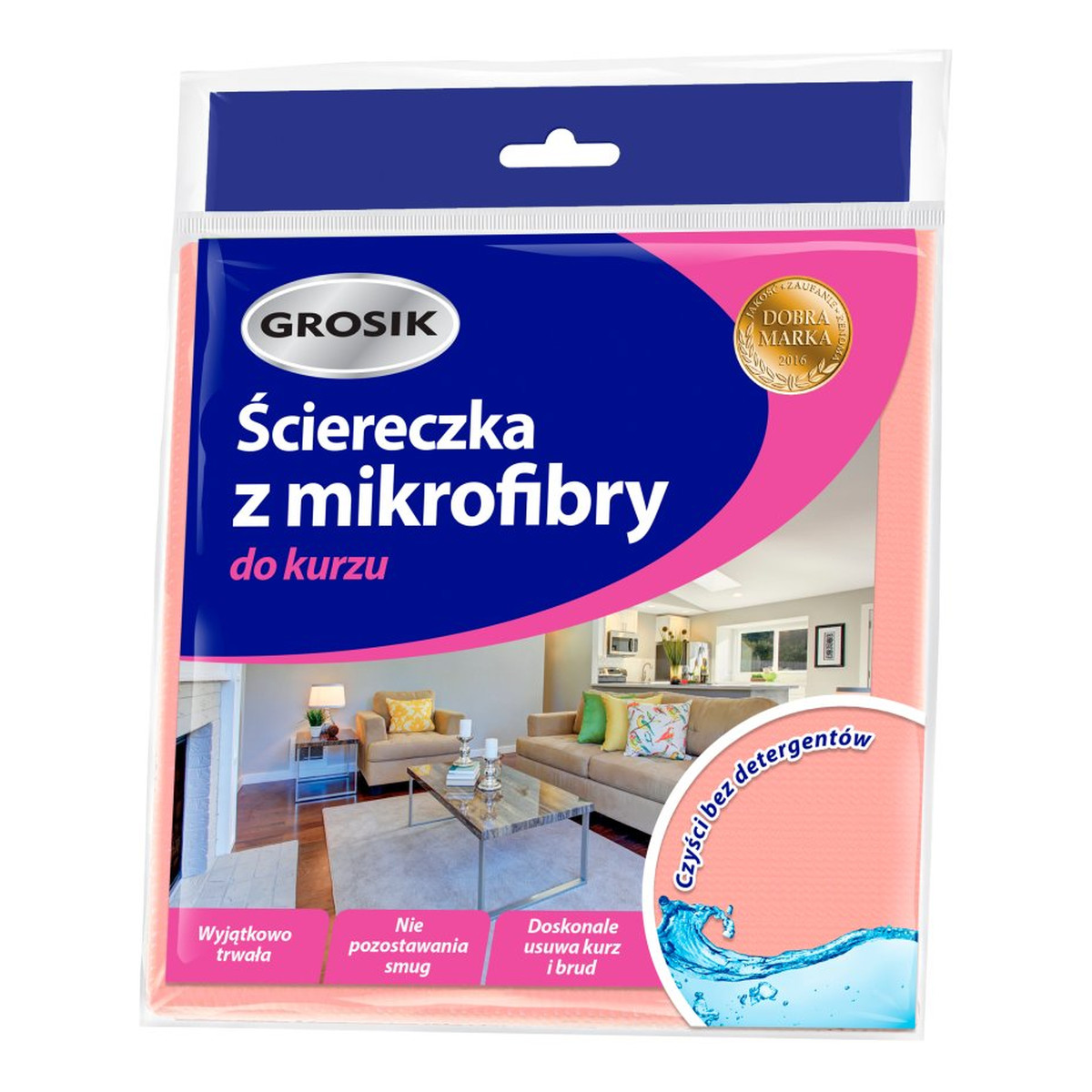 Grosik Ściereczka z mikrofibry do kurzu 1szt