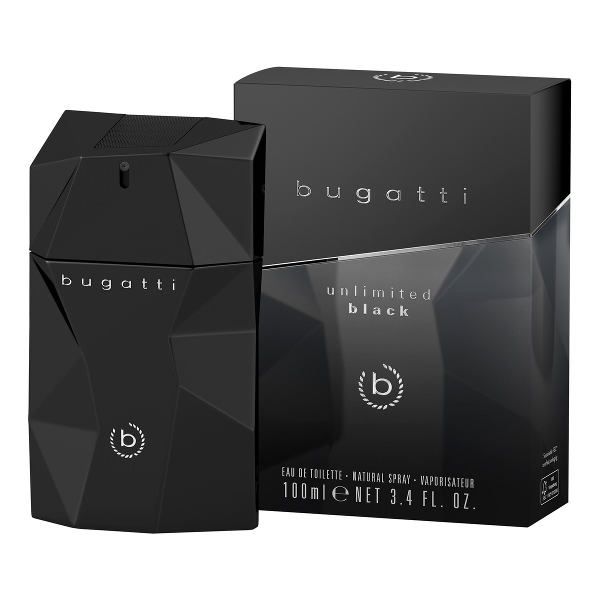 Bugatti Unlimited Black For Him Woda toaletowa dla mężczyzn 100ml