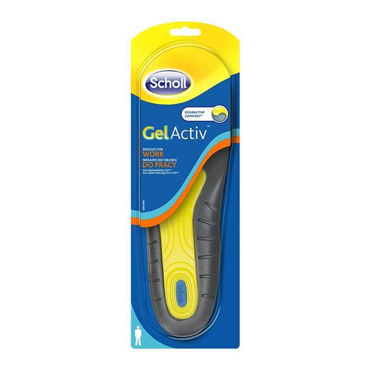 Scholl Gel Activ Insoles For Work Wkładki do obuwia do pracy męskie rozmiar 40-46,5