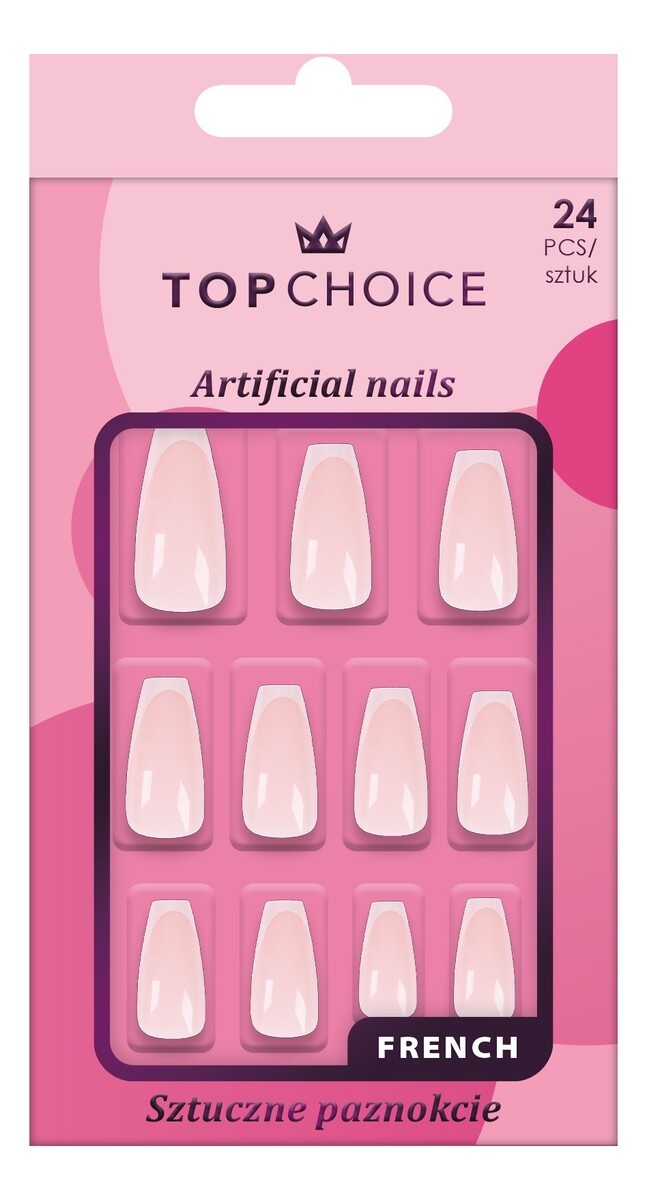 Sztuczne paznokcie Ballerina French