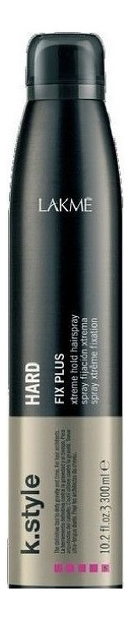 K.style hard xtreme hold spray ekstremalnie utrwalający lakier do włosów