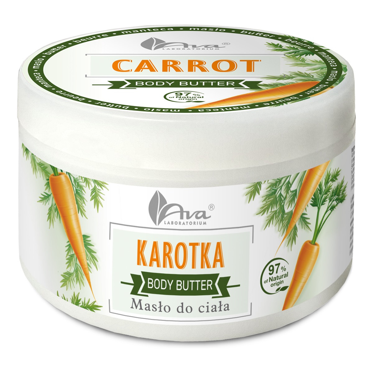 Ava Laboratorium Body Butter masło do ciała Karotka 250g