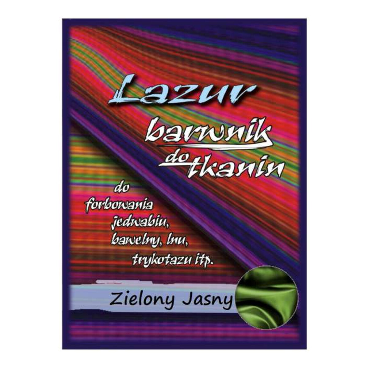 Lazur BARWNIK DO TKANIN JASNY ZIELONY 15g