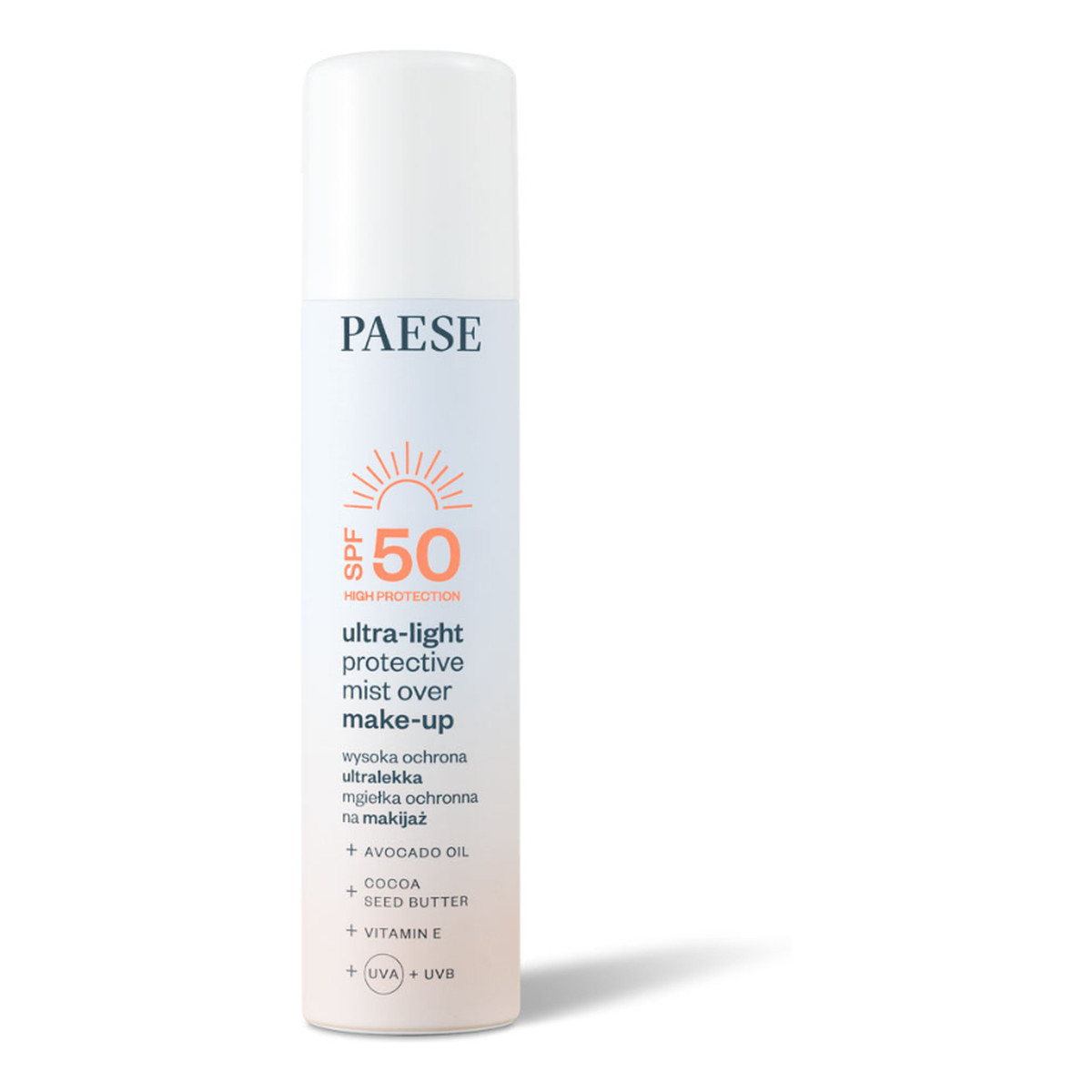 Paese Ultralekka ochronna mgiełka na makijaż SPF50 75ml