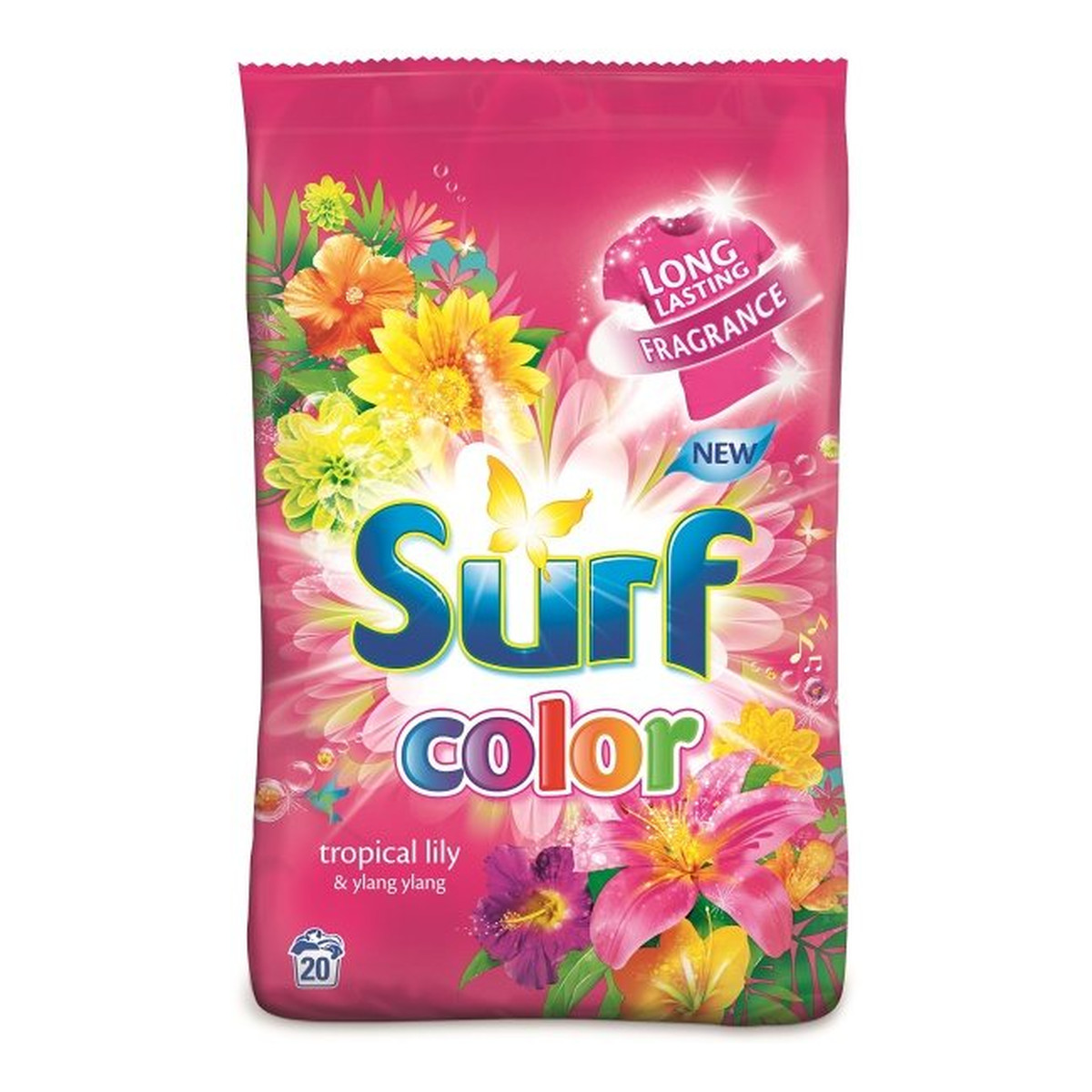 Surf Color proszek do prania do koloru Tropical Lily & Ylang Ylang 1300g
