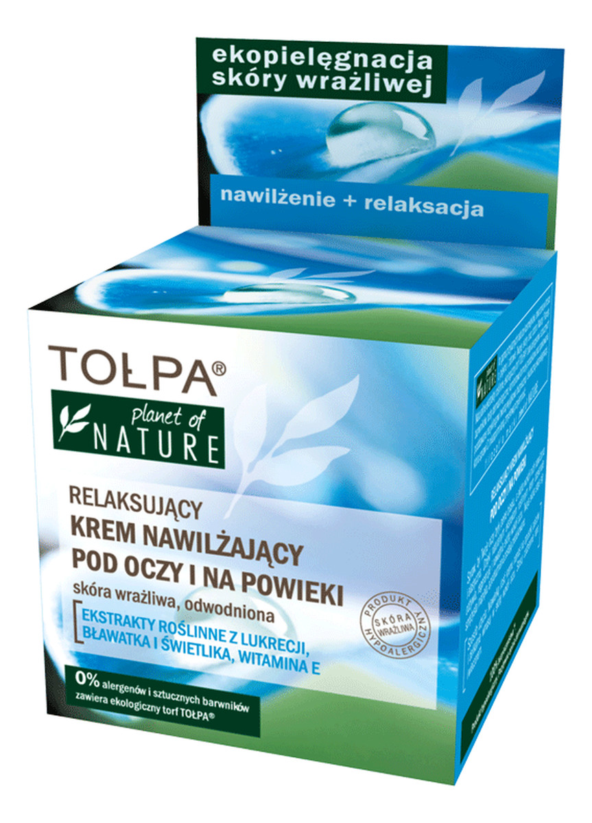 Relaksujący Krem Nawilżający Pod Oczy i Na Powieki