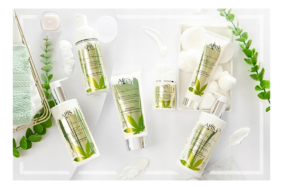 regenerująca maska do rąk z olejem z konopi i masłem shea