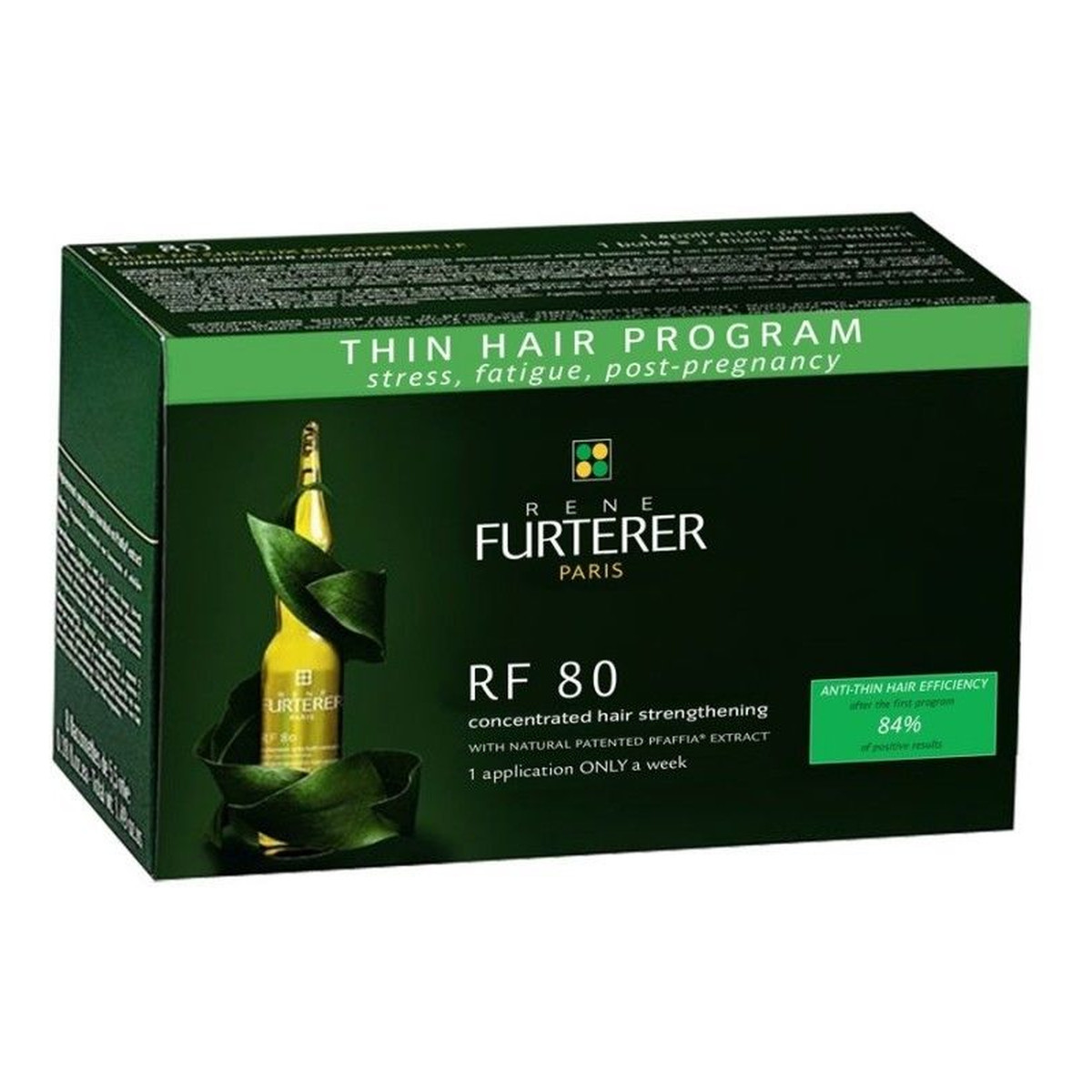 Rene Furterer RF 80 Concentrated Hair Loss Treatment ampułki przeciw wypadaniu włosów 12x5ml 60ml