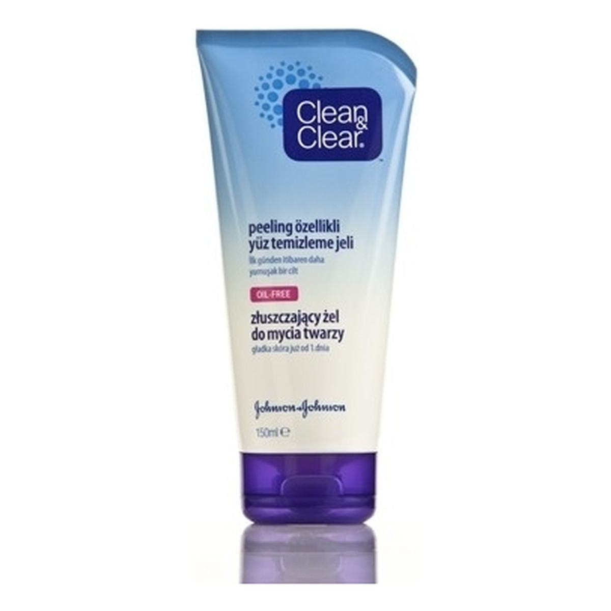 Clean & Clear Żel Złuszczający Do Mycia Twarzy 150ml