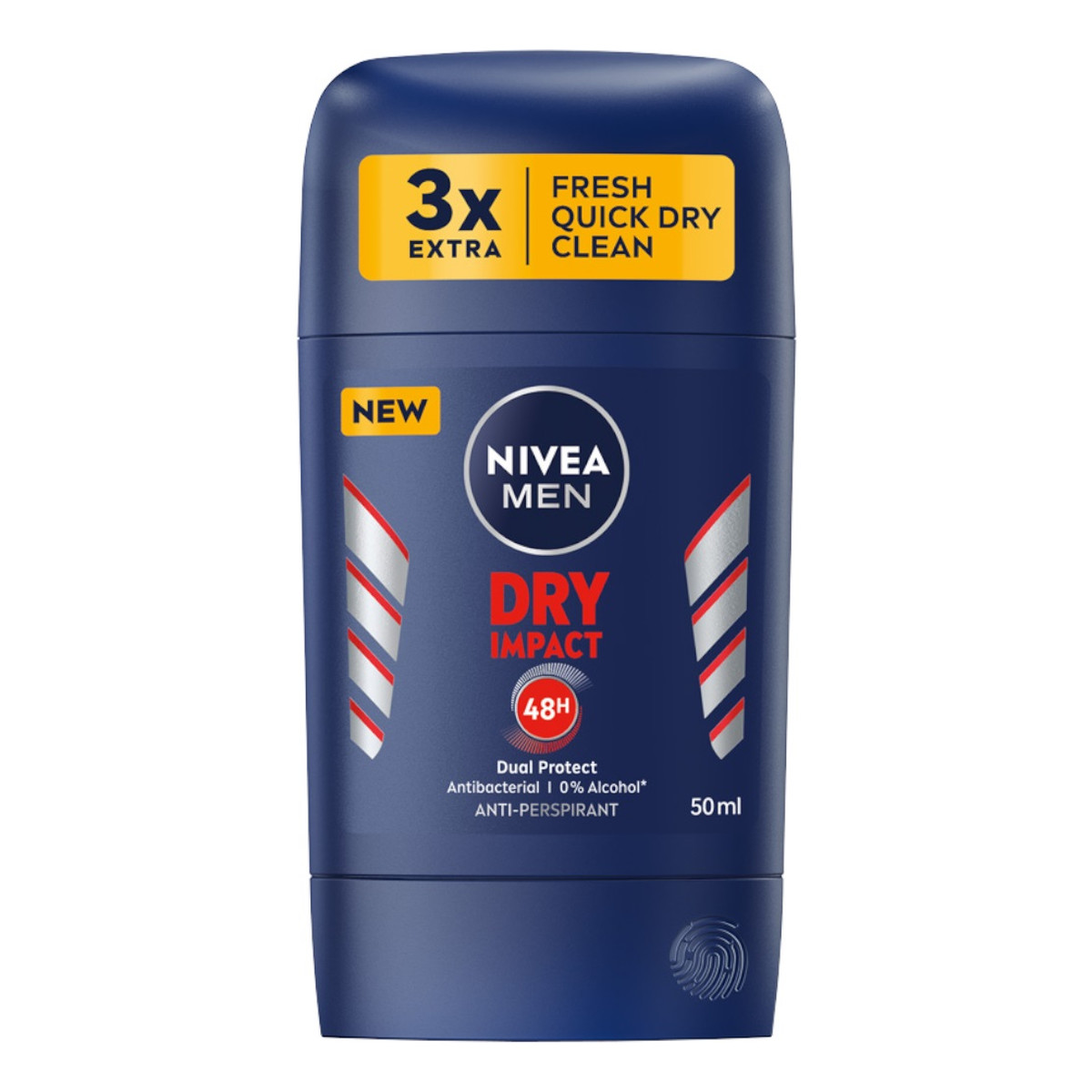 Nivea Men dry impact antyperspirant w sztyfcie 50ml