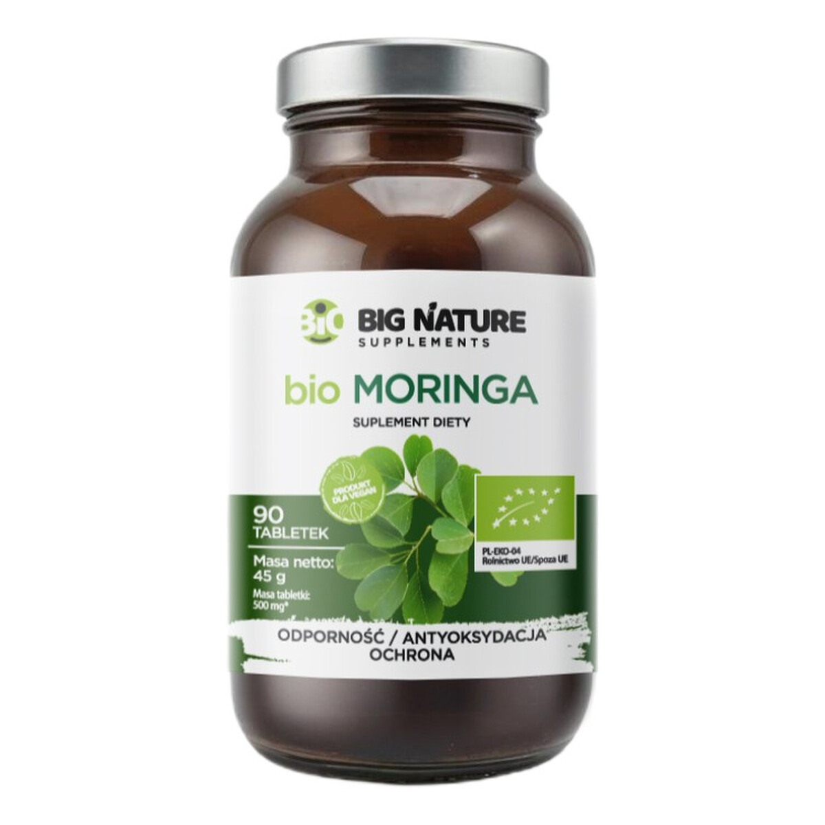 Big Nature Bio moringa suplement diety 90 tabletek