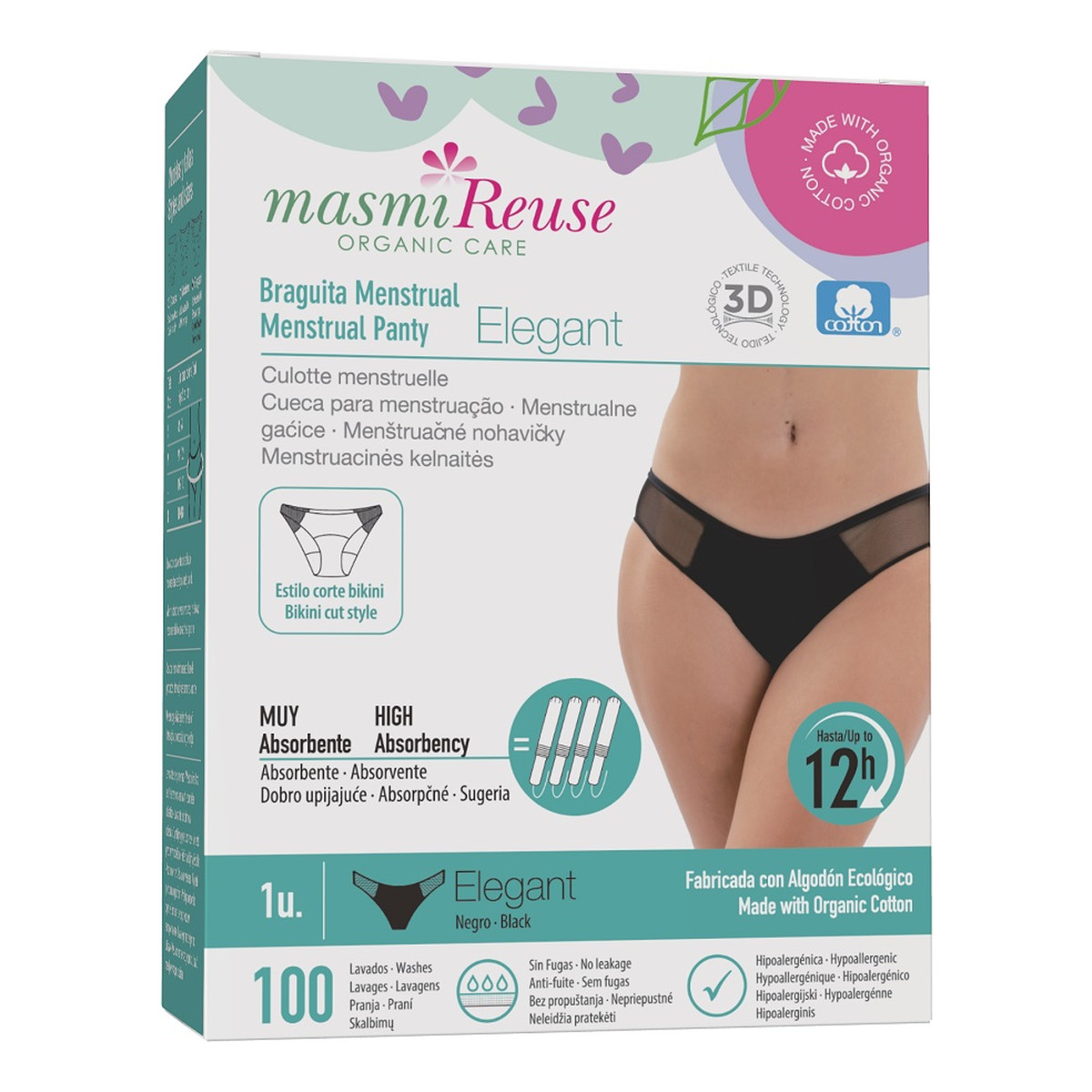 MASMI Elegant majtki menstruacyjne rozmiar xl 1szt.