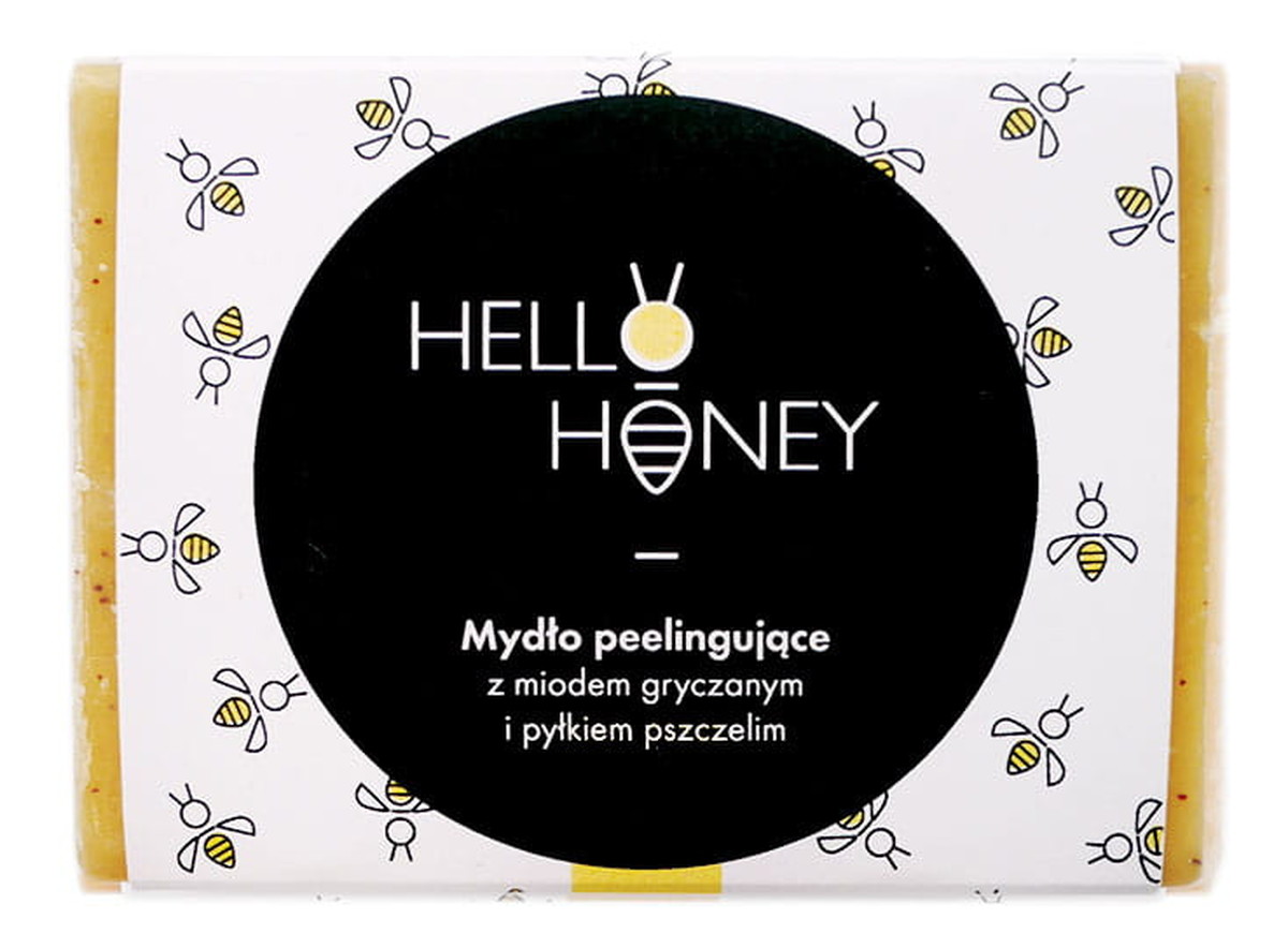 Peelingujące mydło z pyłkiem pszczelim i miodem