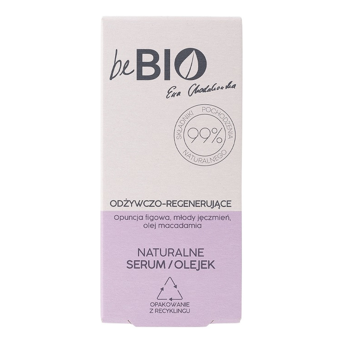 Be Bio Ewa Chodakowska Naturalne serum/olejek do twarzy odżywczo-regenerujące 30ml