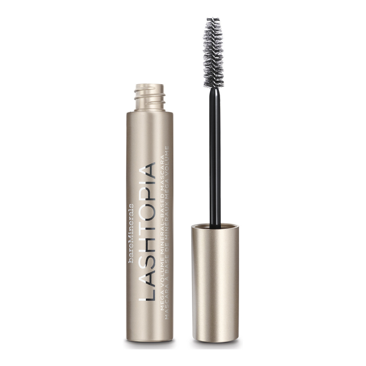bareMinerals Lashtopia mega volume mineral-based mascara tusz do rzęs zwiększający objętość ultimate black 12ml
