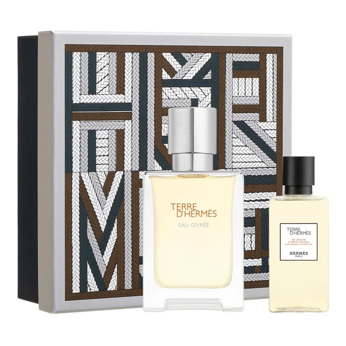 Hermes Terre D'Hermes Eau Givree Zestaw woda perfumowana spray 50ml + żel pod prysznic 40ml