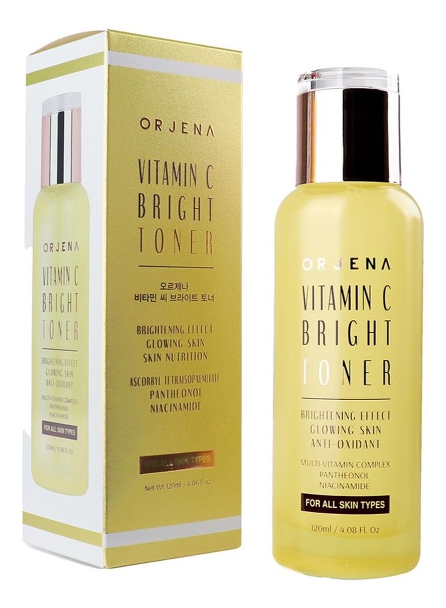 Vitamin c bright toner rozświetlający tonik do twarzy z witaminą c