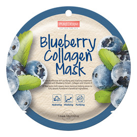 Blueberry Collagen Mask maseczka kolagenowa w płacie Borówka