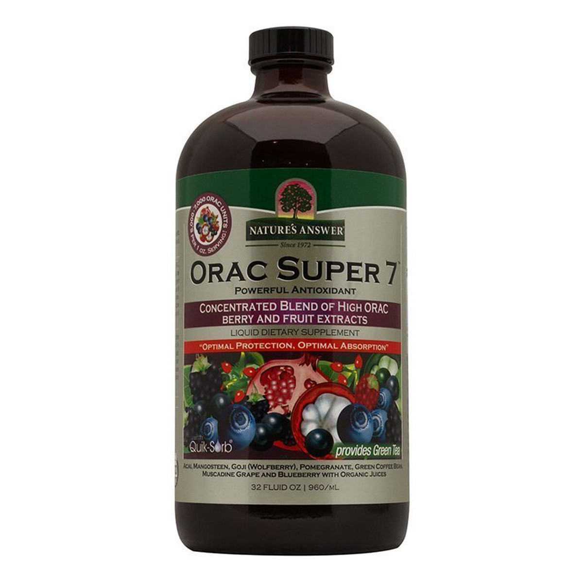 Nature's Answer Orac super 7 powerful antioxidant suplement diety 960ml