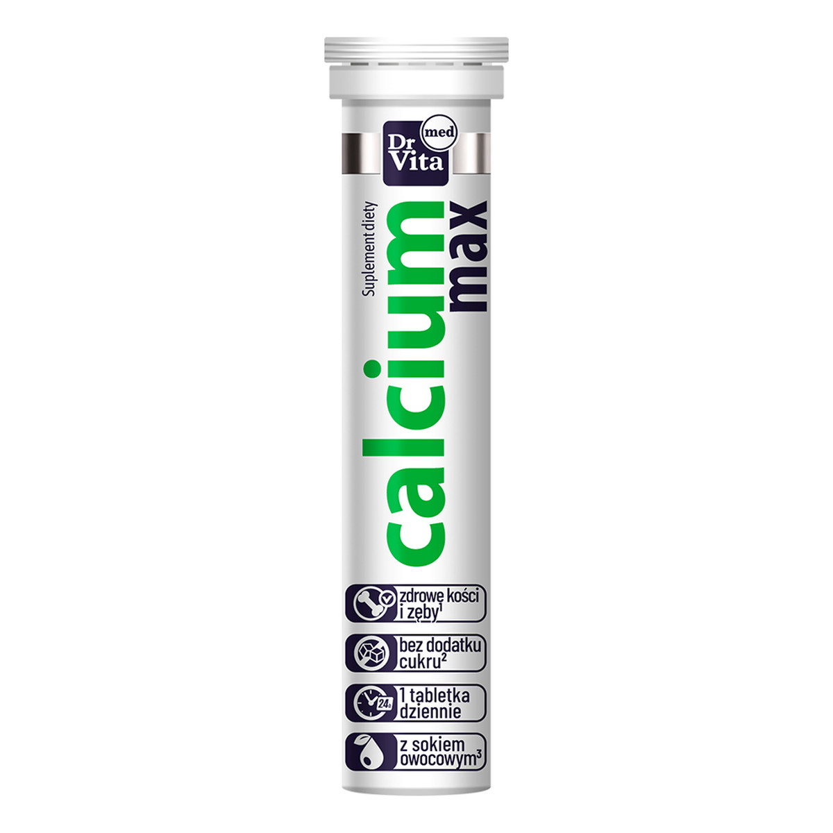 Dr Vita Calcium max suplement diety 20 tabletek musujących