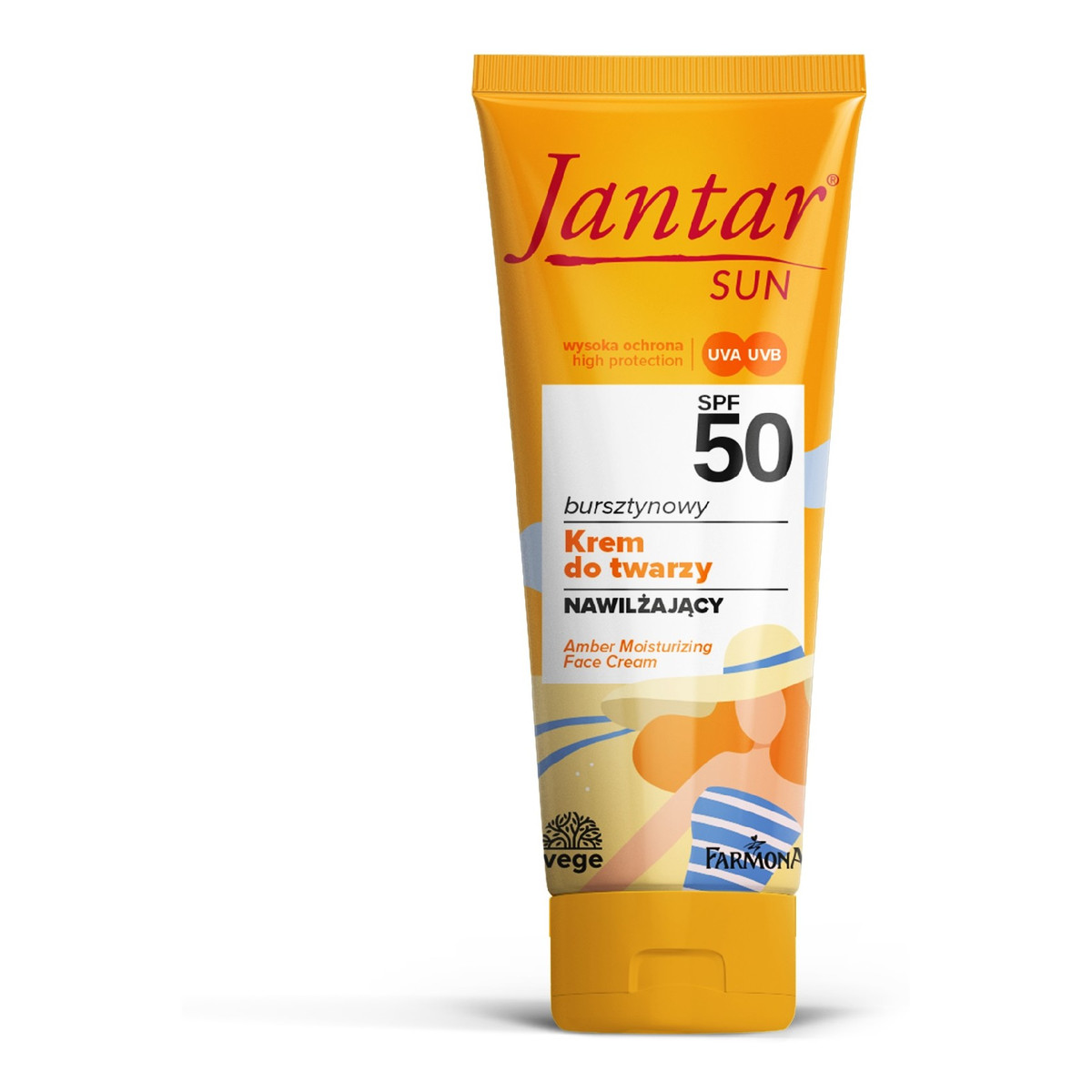 Farmona Jantar Sun Bursztynowy Krem do twarzy-nawilżający spf50 50ml