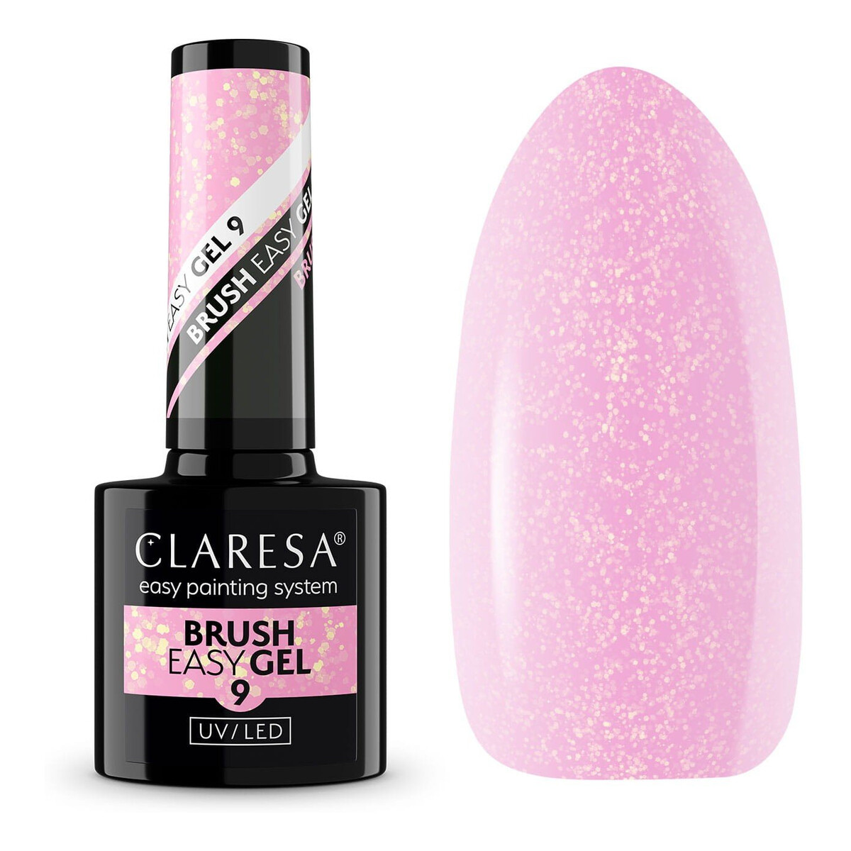 Claresa Brush Easy Gel Żel UV w butelce 5g