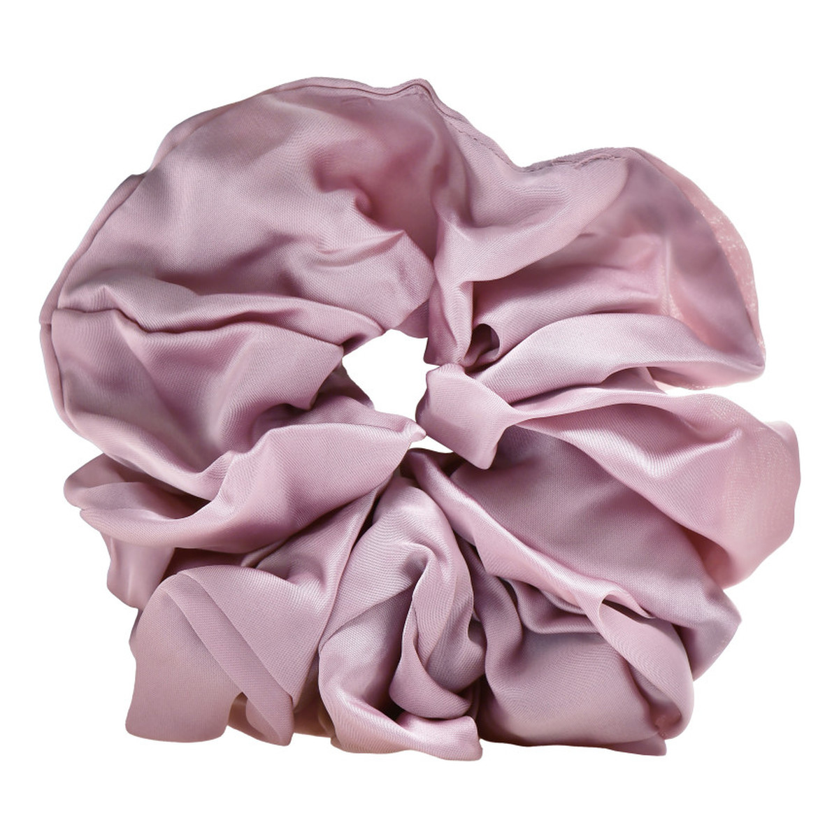 Sister Young Lilu Satynowa gumka do włosów scrunchie Pink