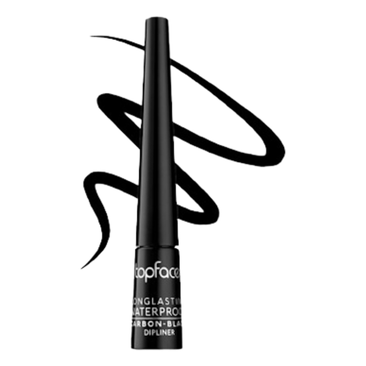 Topface Longlasting Waterproof Wodoodporny eyeliner w pędzelku Carbon Black 2ml