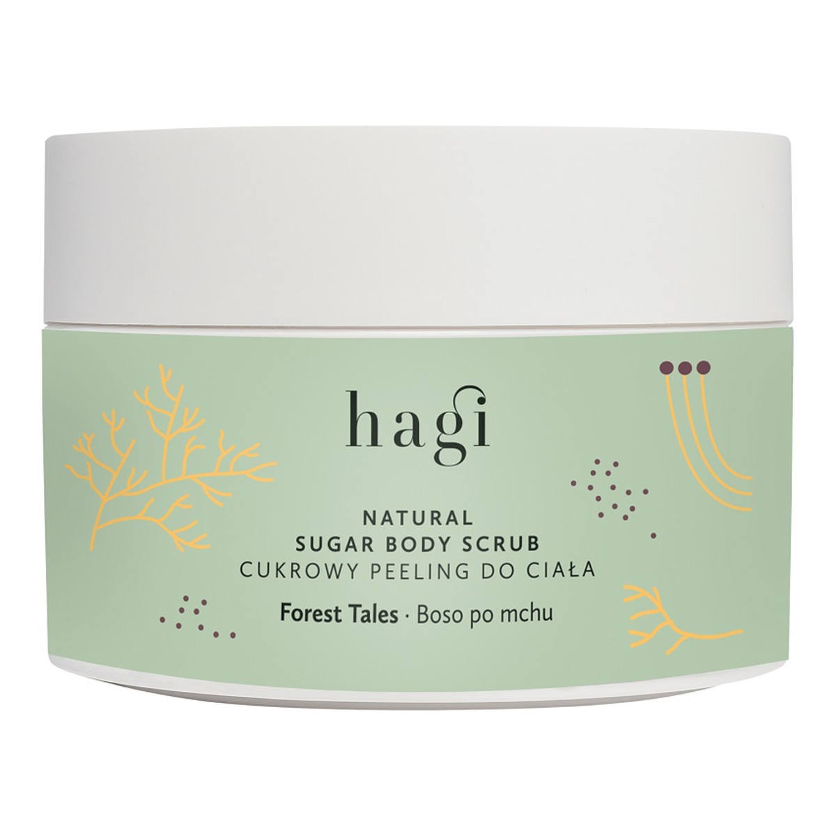 Hagi Cukrowy peeling do ciała boso po mchu 200g