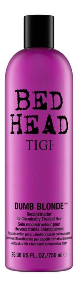 Bed head dumb blonde reconstructor odbudowująca odżywka do włosów blond zniszczonych zabiegami chemicznymi