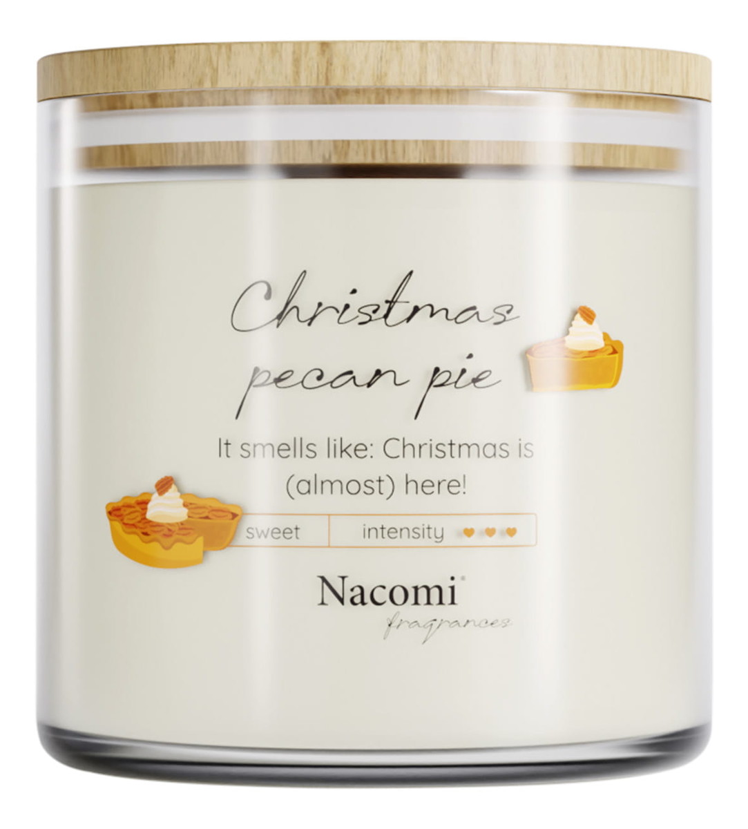 Świeca zapachowa sojowa - Christmas pecan pie