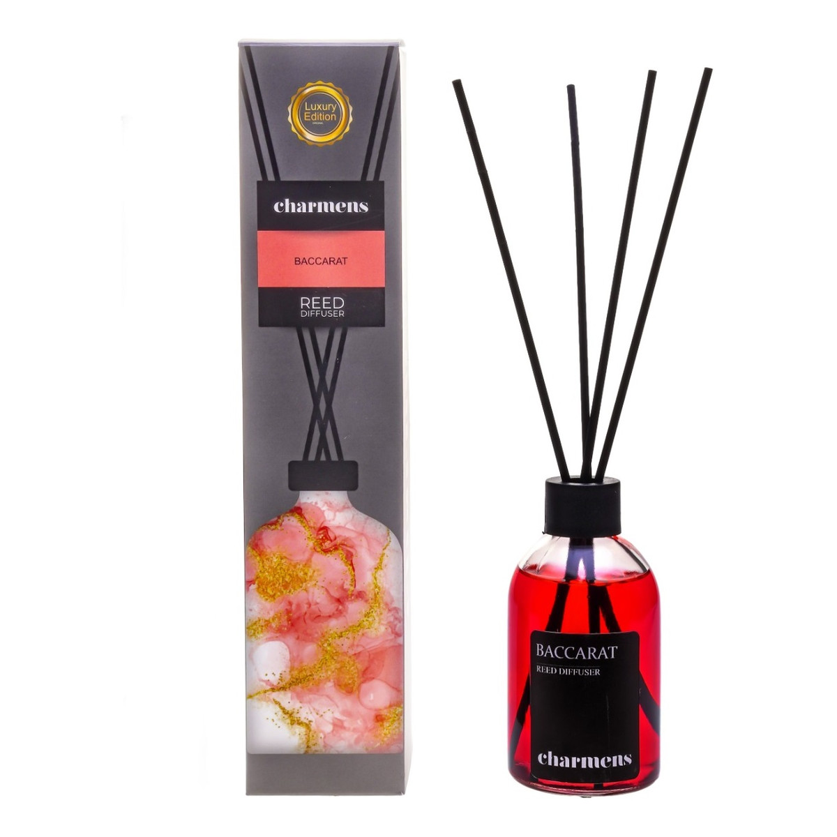 Charmens Luxury edition reed diffuser patyczki zapachowe baccarat 110ml