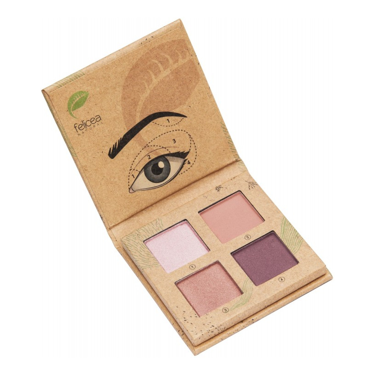 Felicea Paletka czterech naturalnych cieni do powiek 3.2g