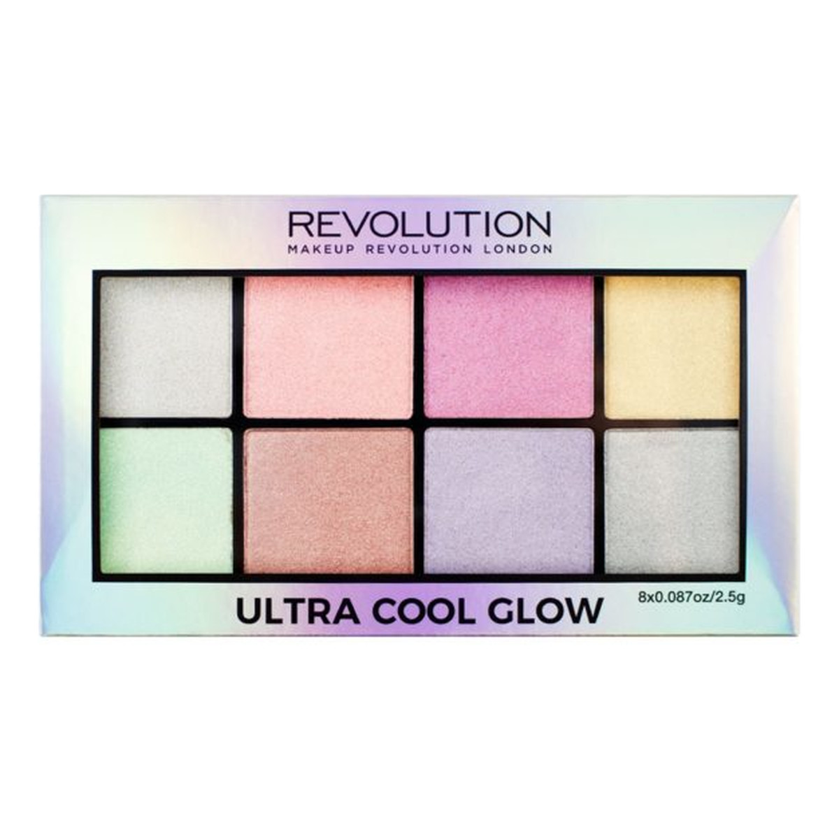 Makeup Revolution Ultra Cool Glow Paleta rozświetlaczy