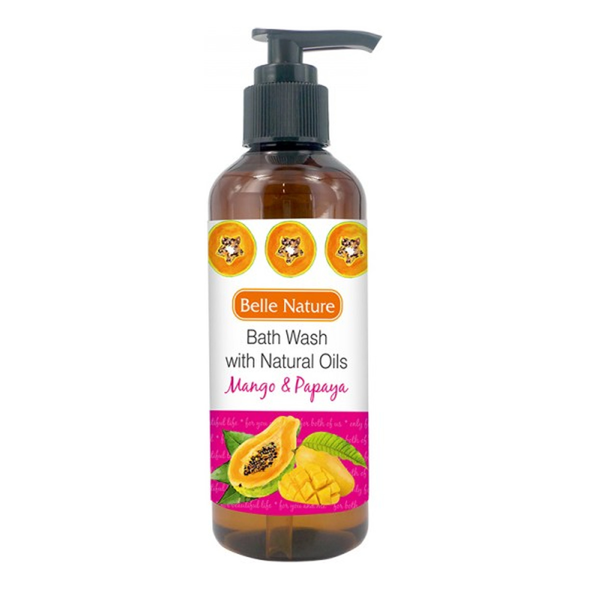 Belle Nature ŻEL POD PRYSZNIC MANGO I PAPAYA 200ml