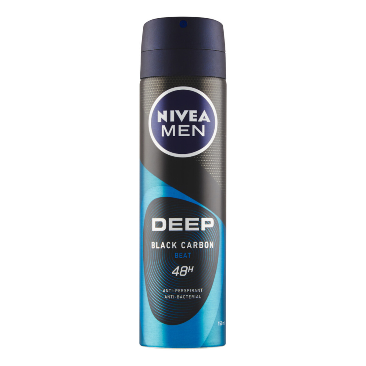 Nivea Men Deep Black Carbon Beat 48H antyperspirant dla mężczyzn 150ml