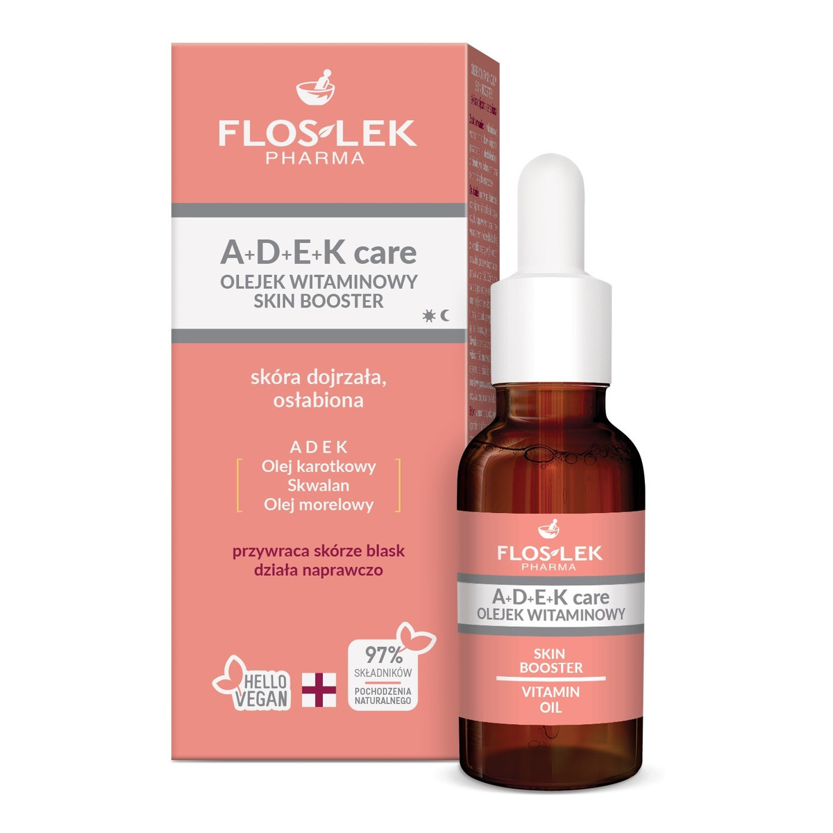 FlosLek A+D+E+K Care Olejek witaminowy Skin Booster 30ml