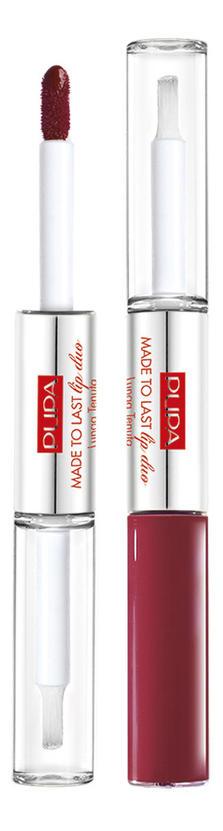 Lip Duo Liquid Lip Colour Colour & Topcoat Waterproof Long Lasting Wodoodporna pomadka w płynie 2x4ml