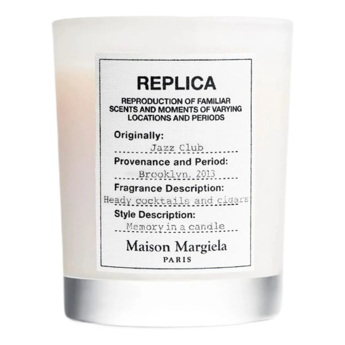 Maison Margiela Replica Jazz Club świeca zapachowa 165g