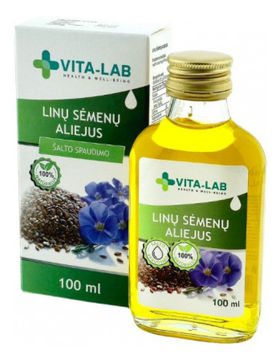 Olej lniany 100% naturalny tłoczony na zimno