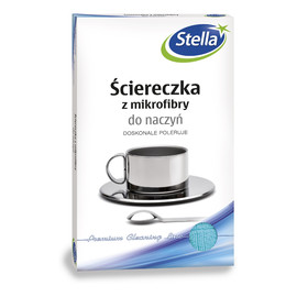 Ściereczka z mikrofibry do naczyń - doskonale poleruje 1szt