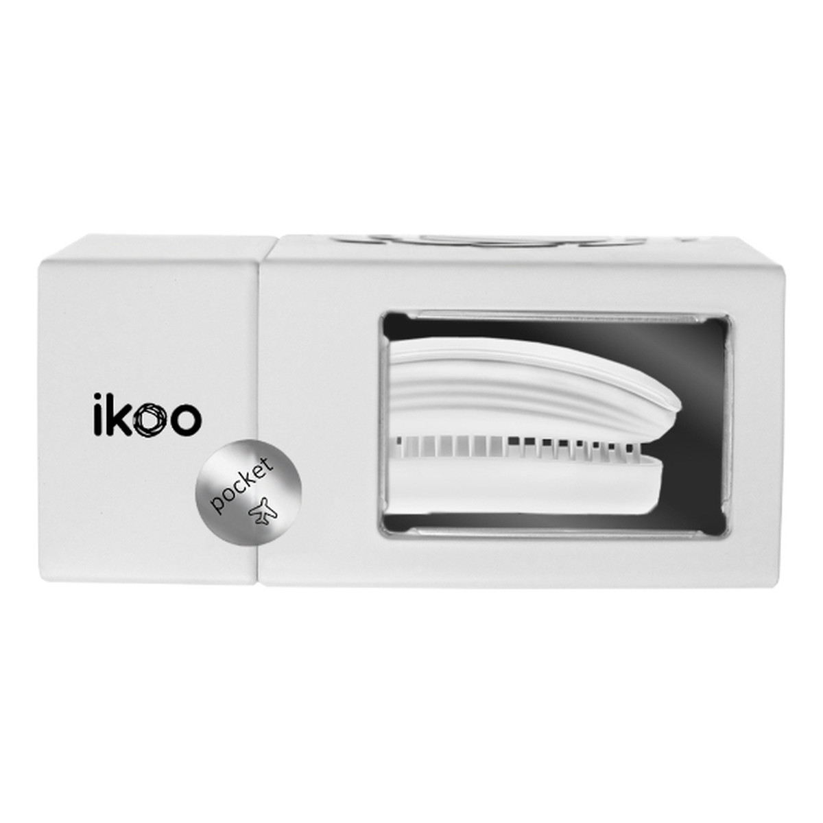 Ikoo Classic Pocket Szczotka Do Włosów Biała