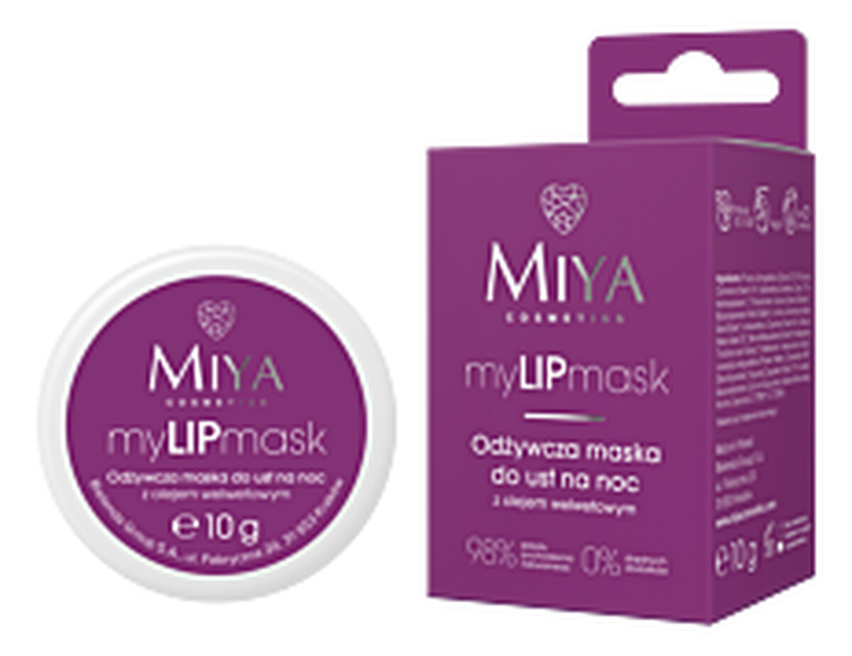 Odżywcza maska do ust na noc