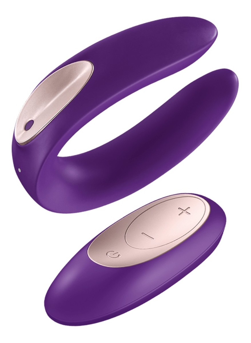 Partner plus remote control stymulator dla par z pilotem violet