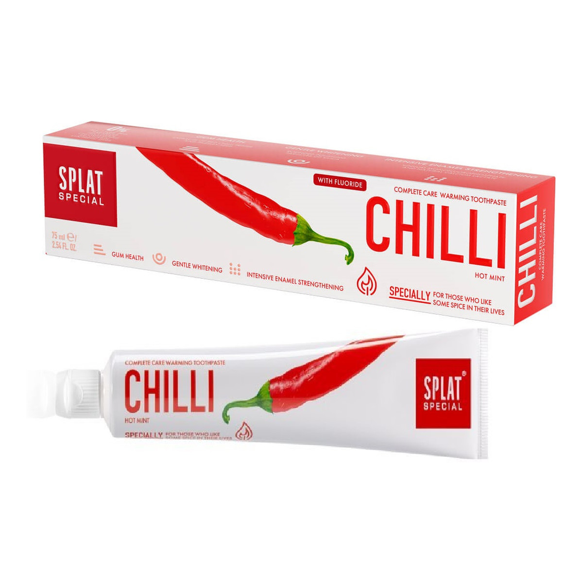 Splat Special chili whitening toothpaste wybielająca pasta do zębów hot mint 75ml