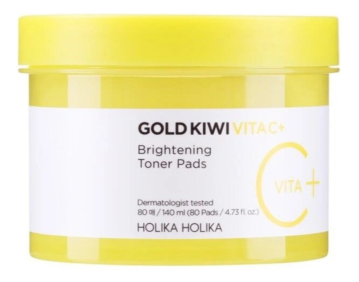 Gold Kiwi Vita C+ Brightening Toner Pads rozjaśniające płatki do twarzy 80szt