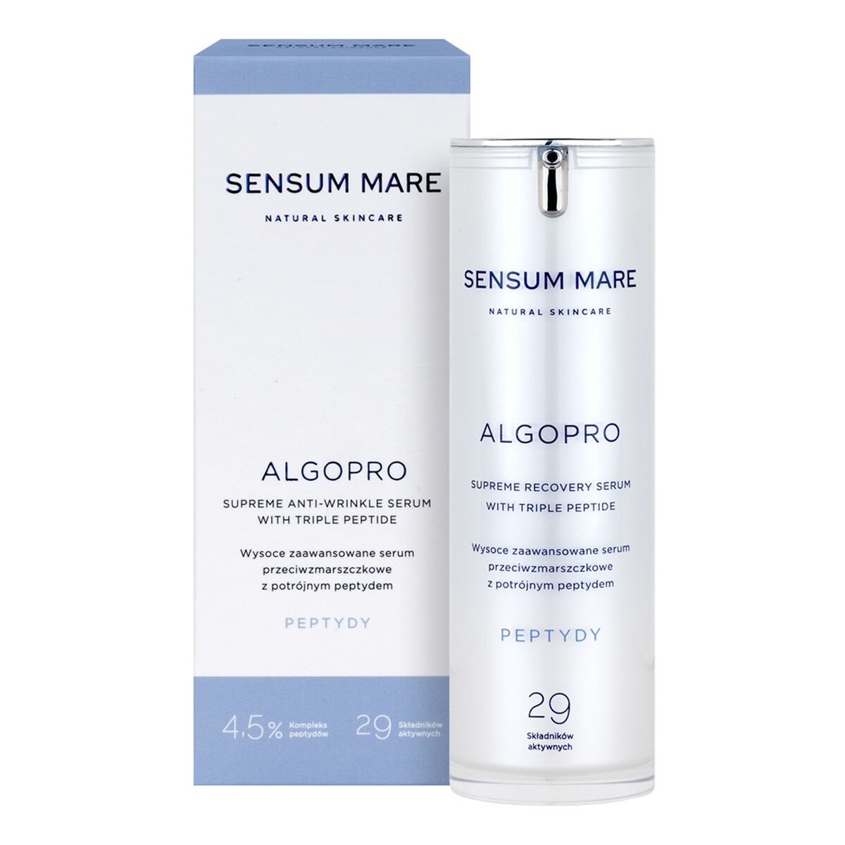 Sensum Mare Algopro wysoce zaawansowane serum przeciwzmarszczkowe z potrójnym peptydem 30ml
