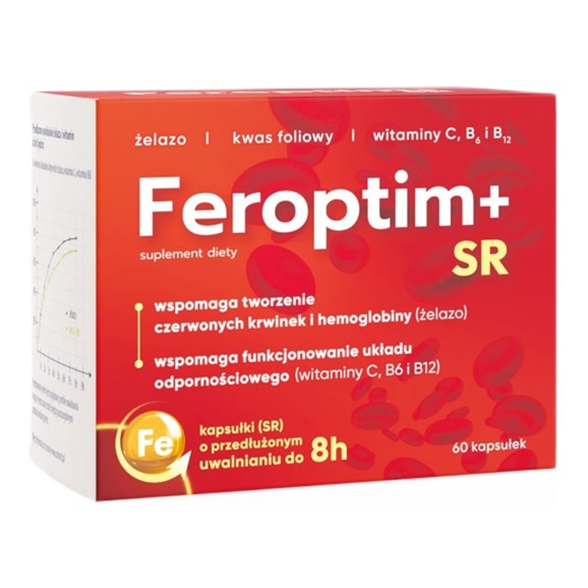 Feroptim Feroptim + SR suplement diety 60 kapsułek