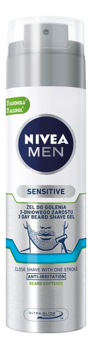 Sensitive żel do golenia 3-dniowego zarostu