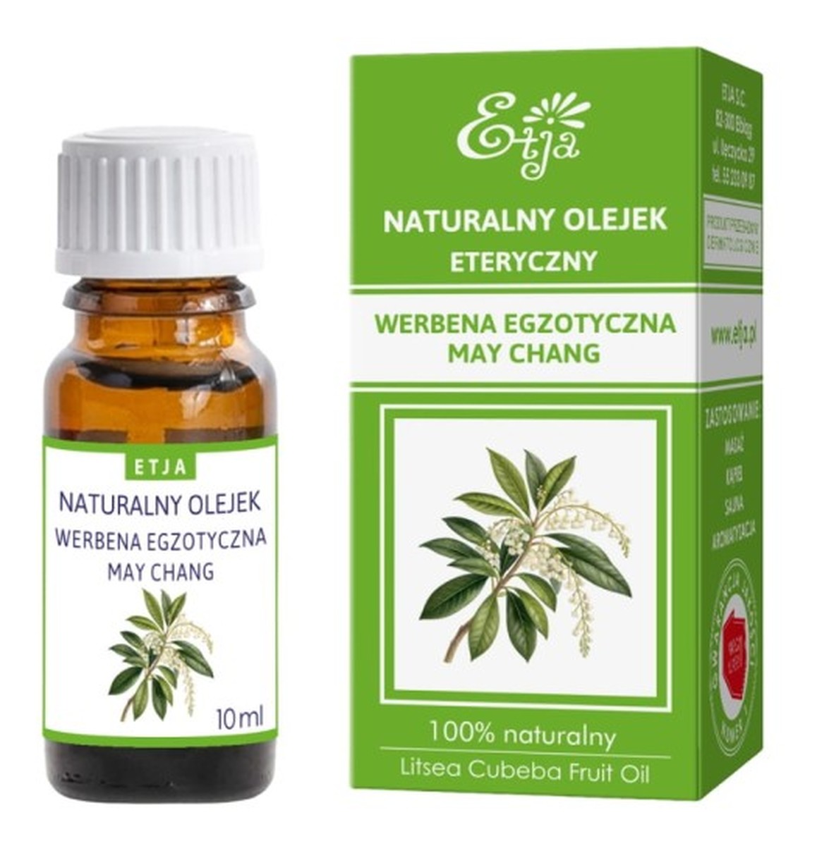 Olejek Werbena egzotyczna May Chang